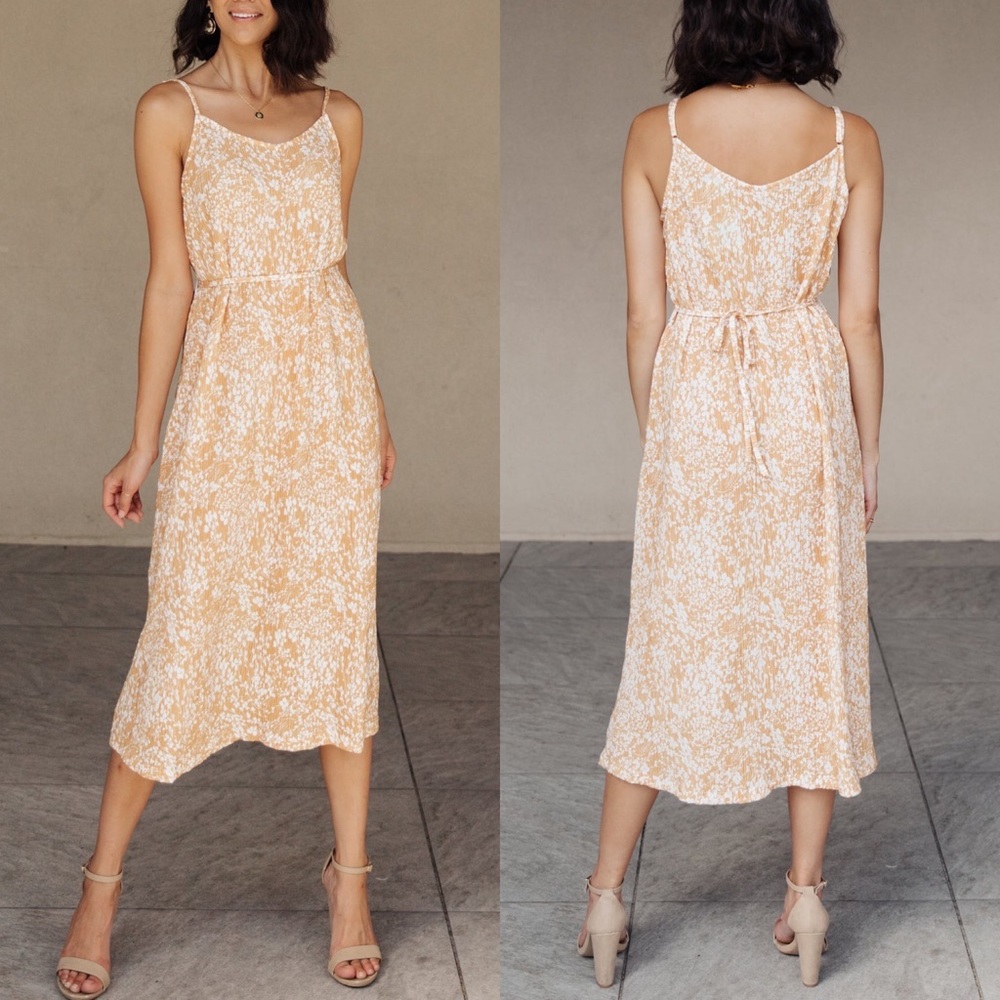 Somewhere Sunny Midi Dress